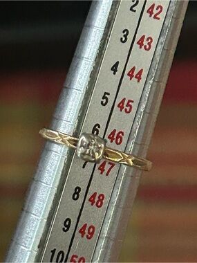 14k Gold Diamond Ring